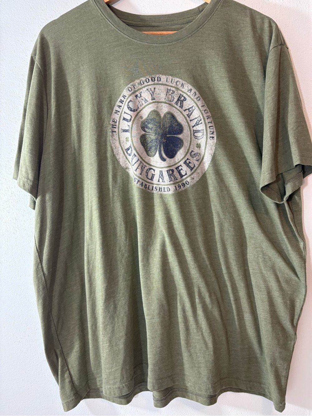 LUCKY BRAND XXL ✨ short sleeve tee green excellent condition